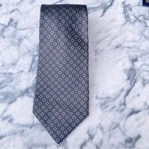MARC JACOBS Black/Grey Silk Tie Made in Italy 57”